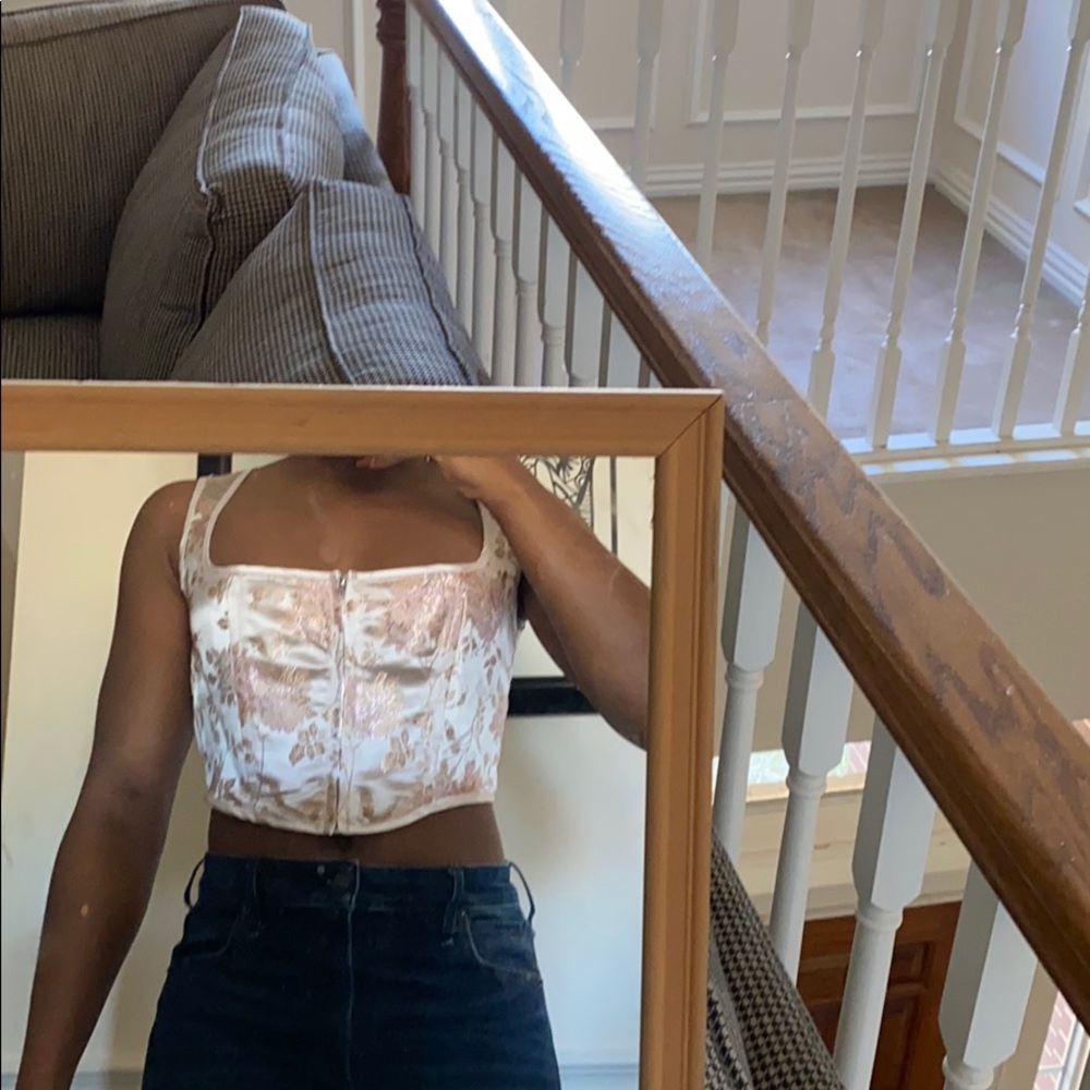 Oriental corset top
